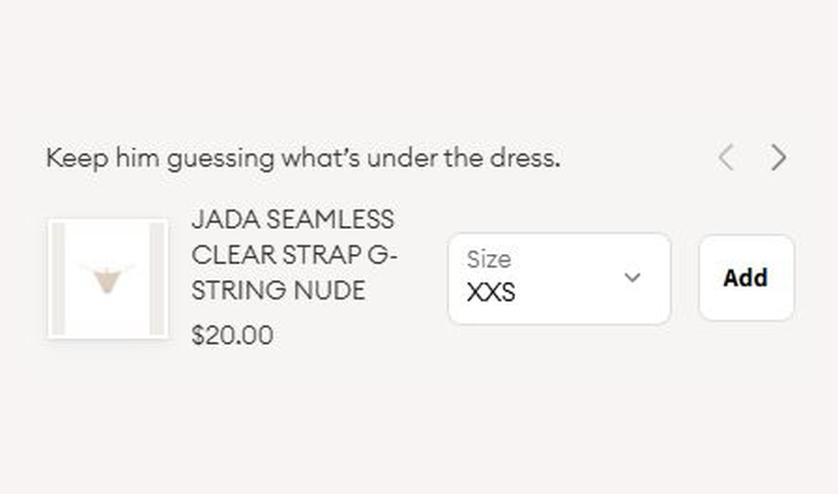 Carousel upsell in Outcast USA's checkout