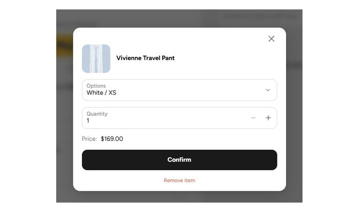 Edit & upsell in ALT's checkout