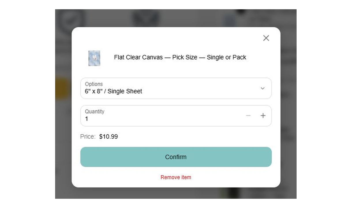 Edit & upsell in Ultimate Tattoo Supply's checkout