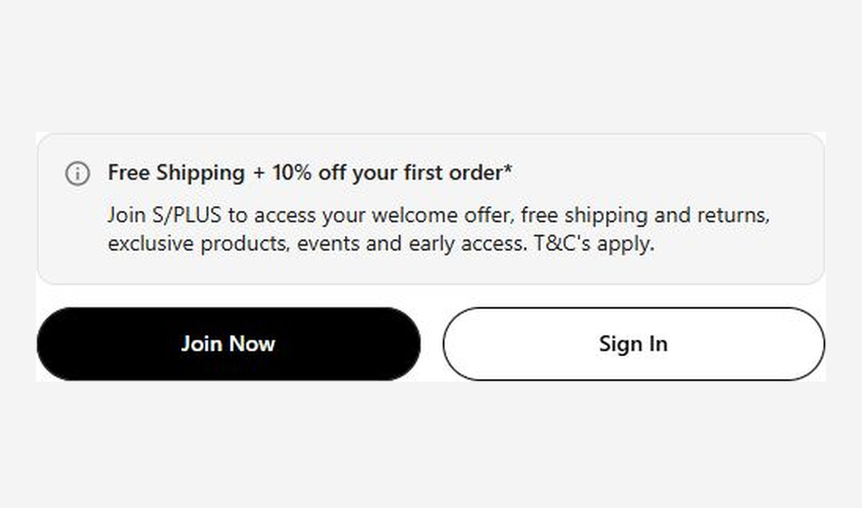 Help buttons in Salomon Australia's checkout
