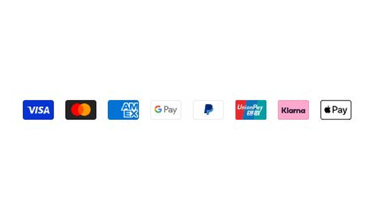 Payment icons in YUXUS's checkout