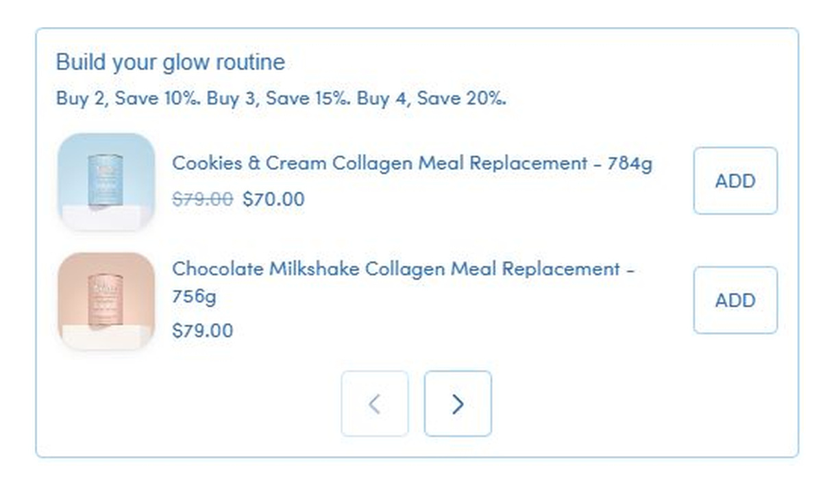 The Collagen Co. checkout example